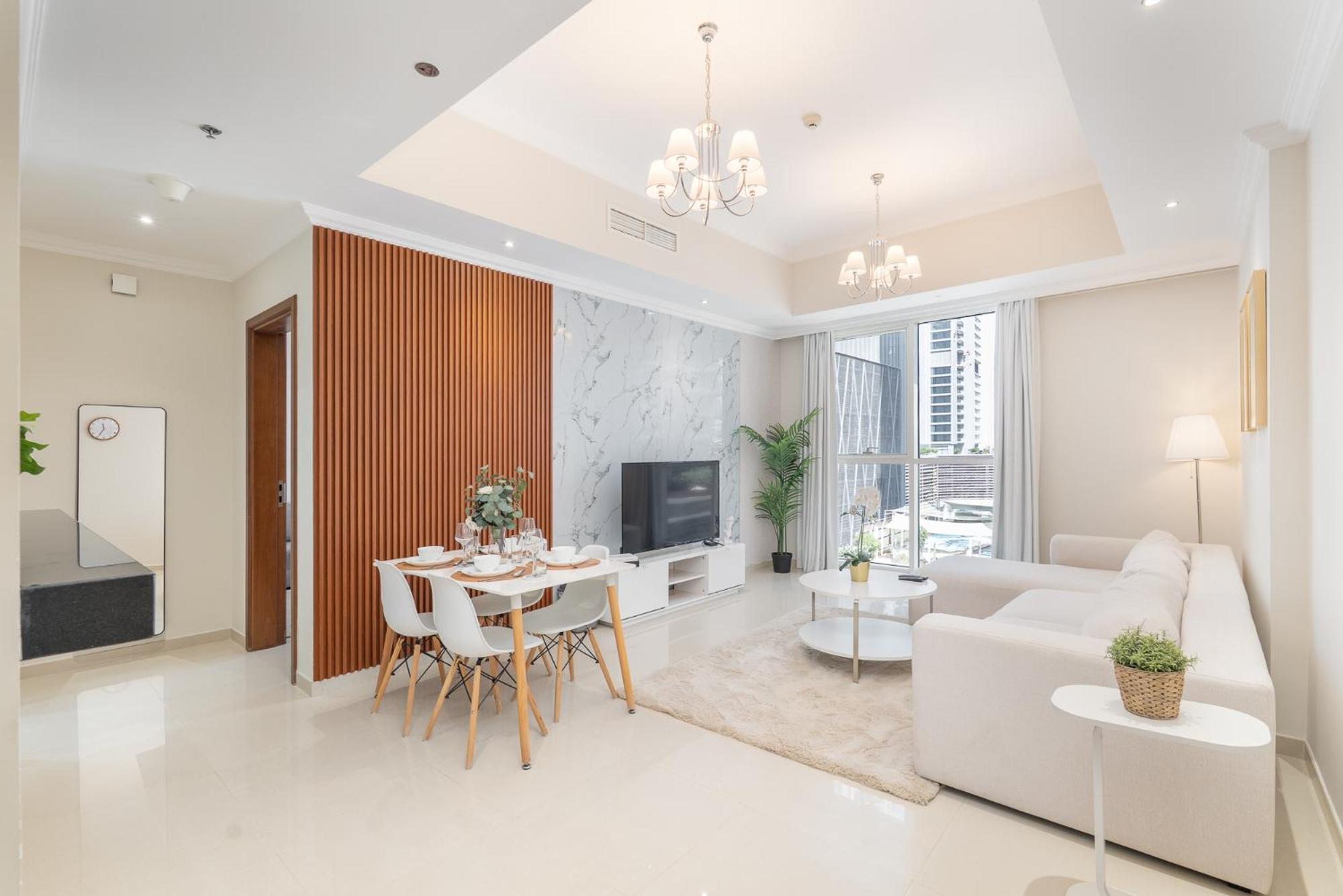 Heaven Crest Vacation Homes Downtown - Studio And 1 Bedroom Suites 2 Minute Walk To Dubai Mall And Burj Khalifa Buitenkant foto
