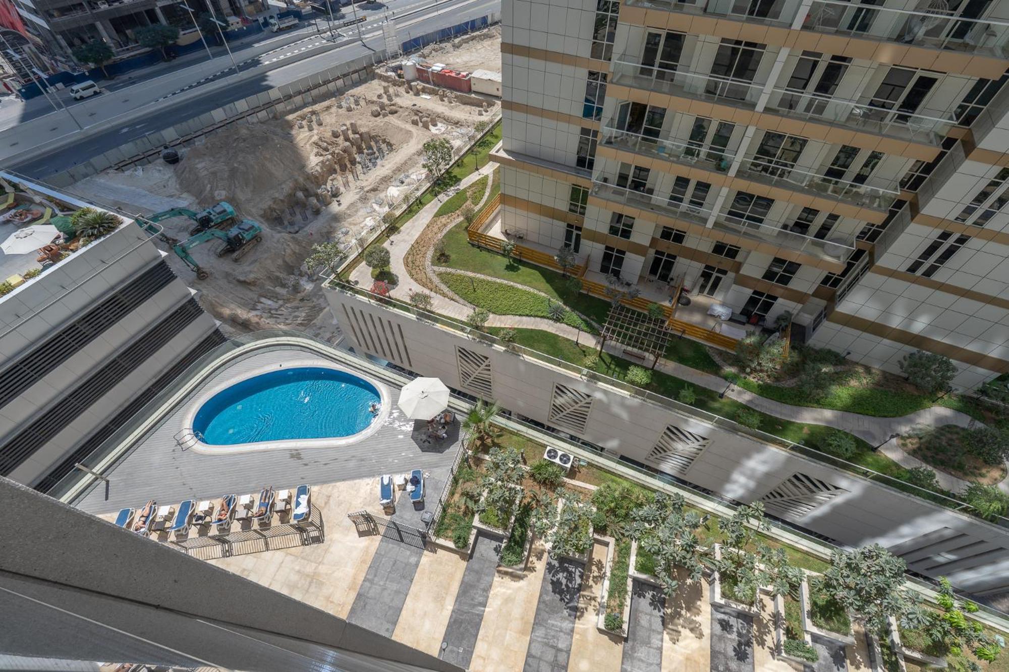 Heaven Crest Vacation Homes Downtown - Studio And 1 Bedroom Suites 2 Minute Walk To Dubai Mall And Burj Khalifa Buitenkant foto