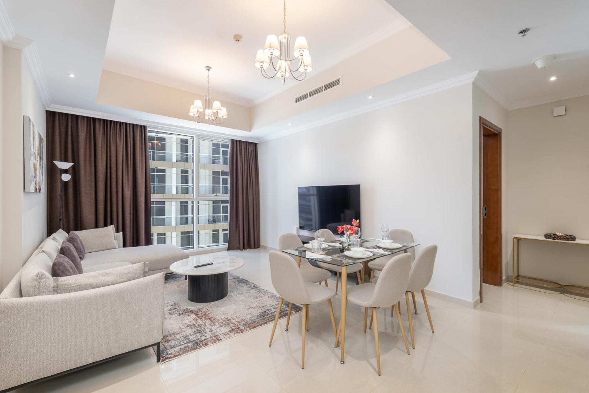 Heaven Crest Vacation Homes Downtown - Studio And 1 Bedroom Suites 2 Minute Walk To Dubai Mall And Burj Khalifa Buitenkant foto